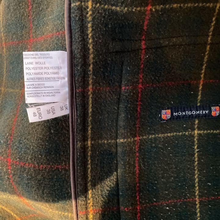 モンゴメリー　ダッフルコート　希少カラー　入手困難　イングランド製　一点物古着.