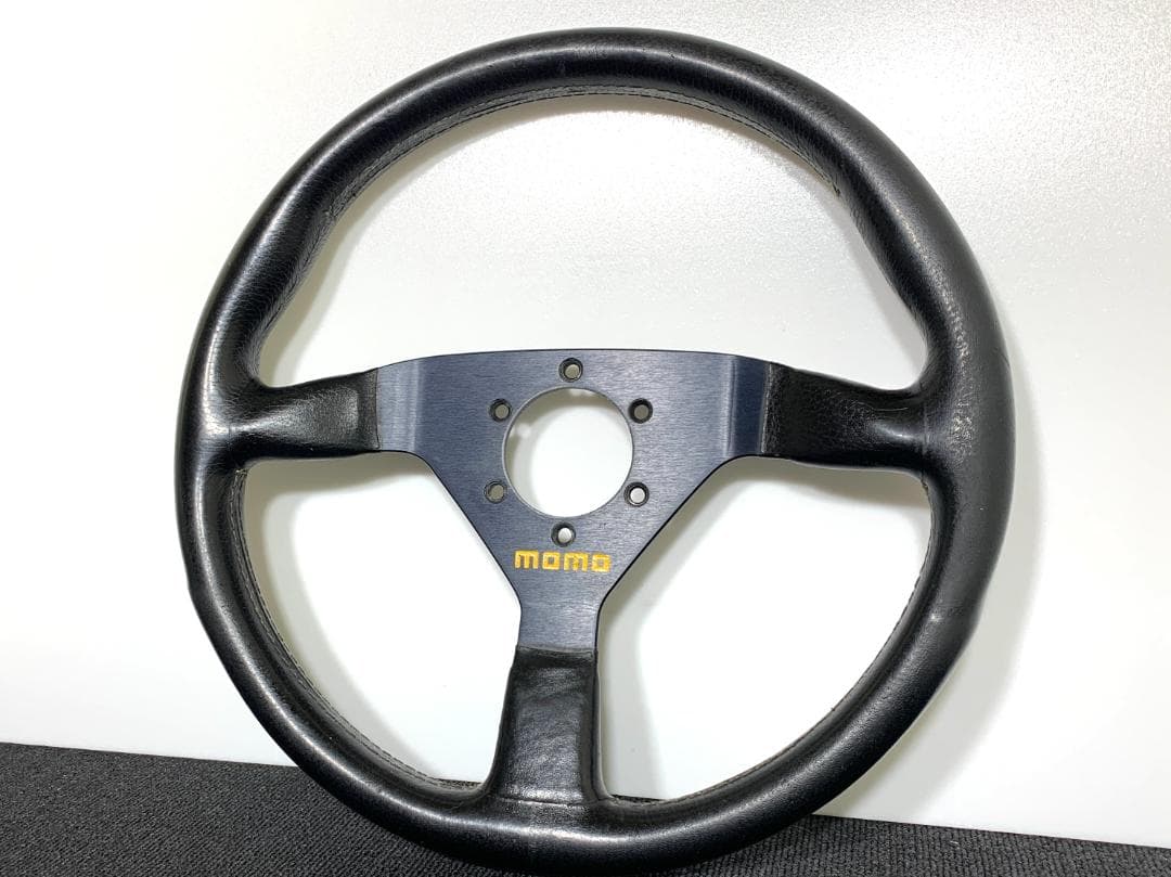 モモ ヴェローチェ レザーステアリング 34パイ 1993年製 希少モデル