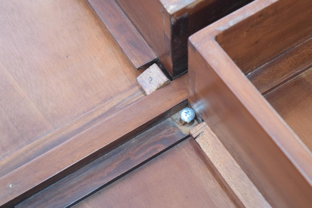 イギリス製 ライティングデスク 高級マホガニー材 チッペンデール