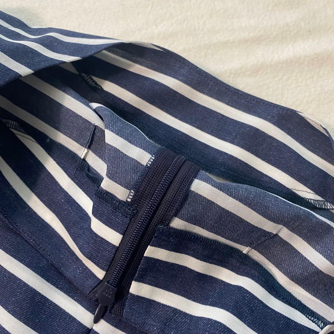 新品タグ付 レリアン ボーダー チュニック ブラウス 13+号 36,300円