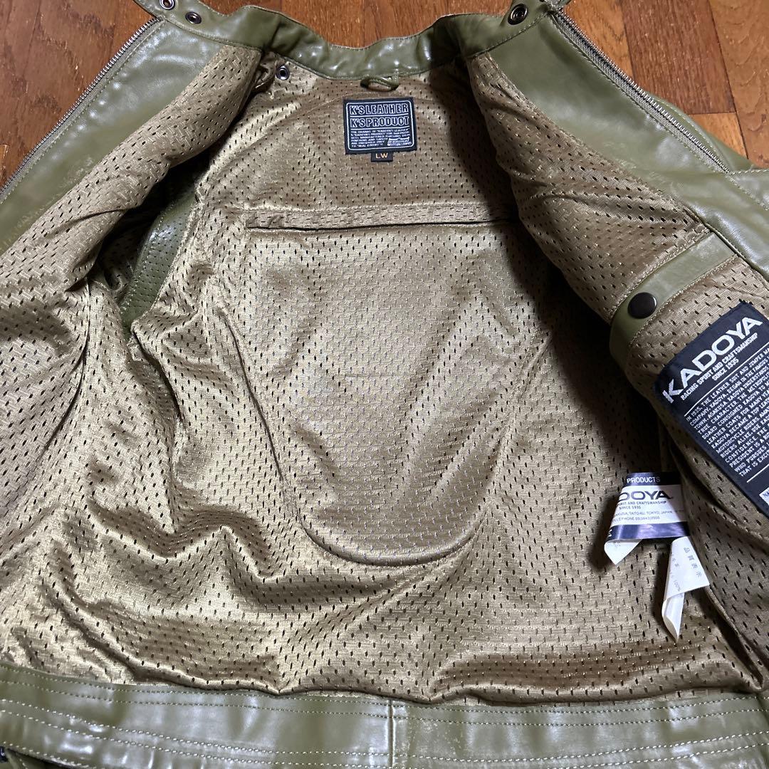 KADOYAレザーライダースジャケットレディースカドヤLW