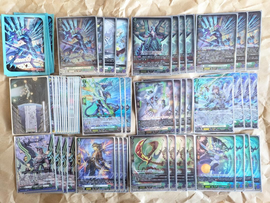 ヴァンガード Dスタン グローリーメイルストーローム デッキ 55枚 スリーブ付