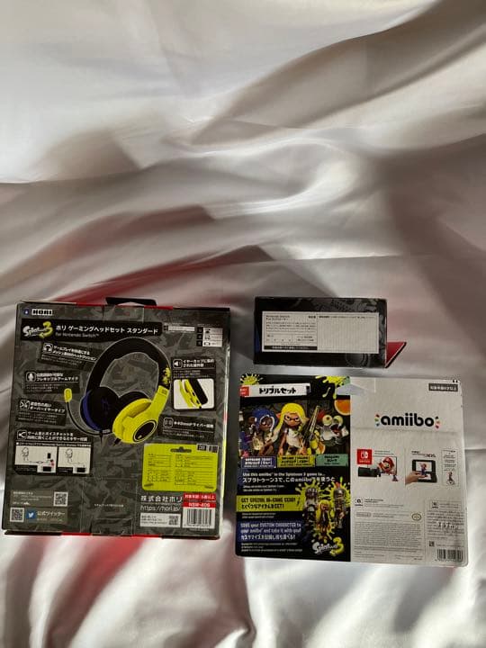 スプラトゥーン3 プロコン　amiibo ヘッド　セット