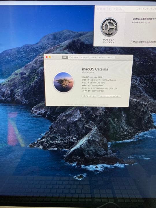 iMac 27インチ　late 2013