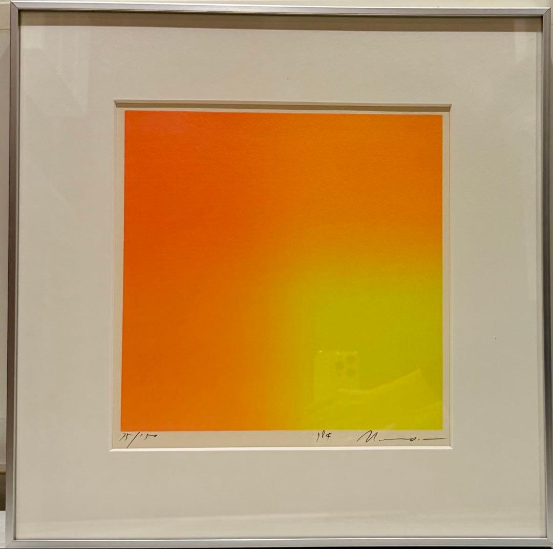 百瀬寿 現代アート 抽象 版画/シルクスクリーン