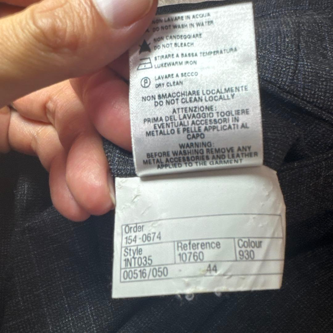 67 春夏用　未使用　インコテックス　スラックス　44 グレー