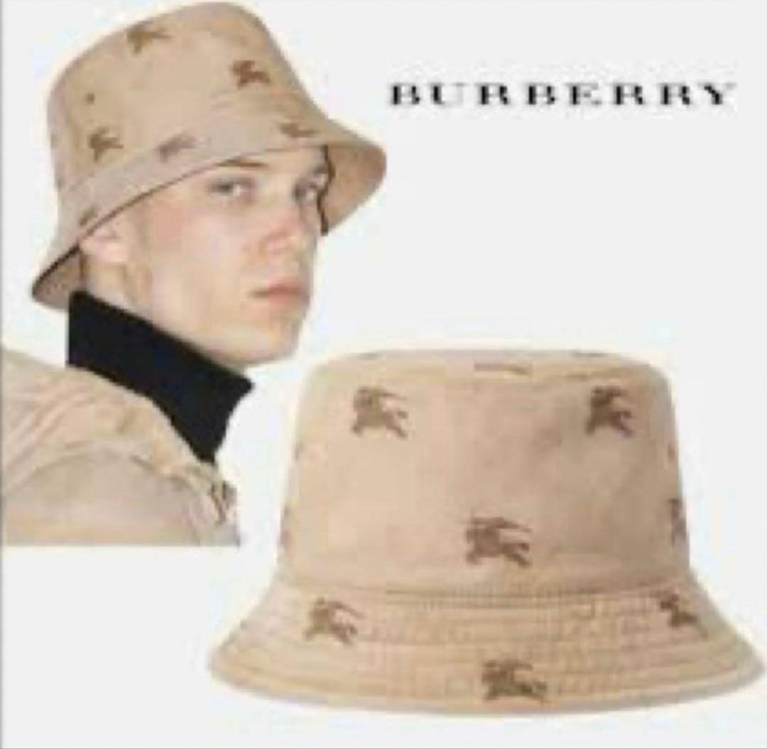 生産終了完売品　Burberry EKDテクニカルコットンバケットハット　新品