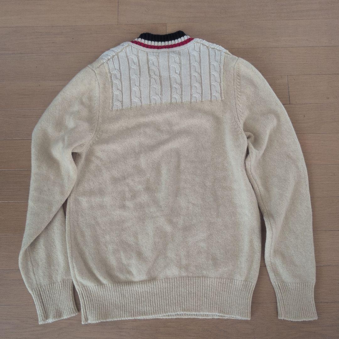 最終値下げ!!マルタン・マルジェラ ケーブルニット Vネックセーター サイズS