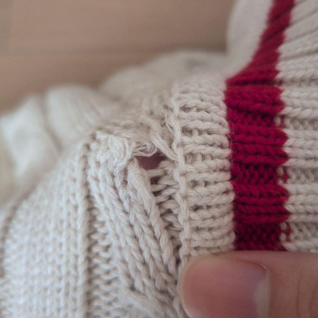 最終値下げ!!マルタン・マルジェラ ケーブルニット Vネックセーター サイズS