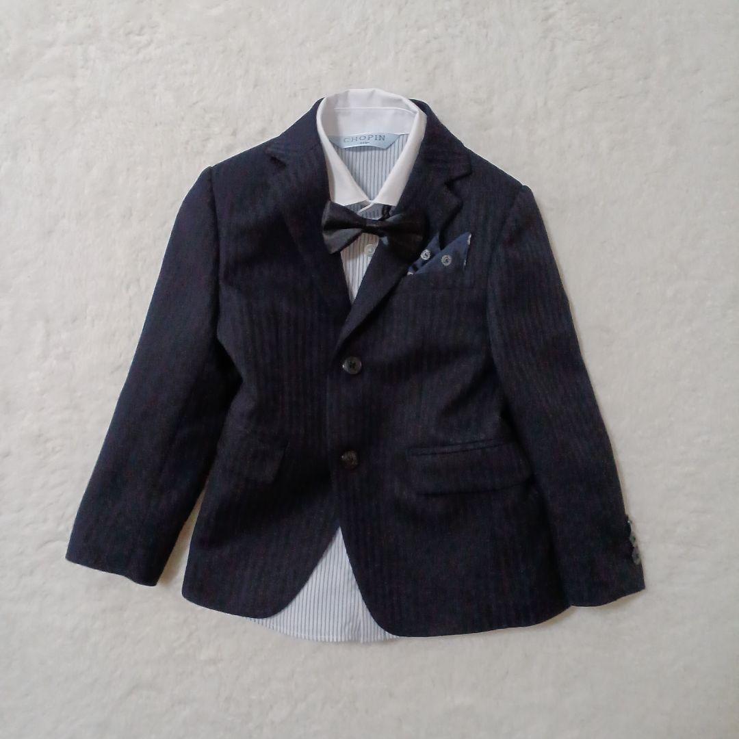 【美品✨2way 6点セット】ショパン 110cm キッズフォーマル　男の子　紺