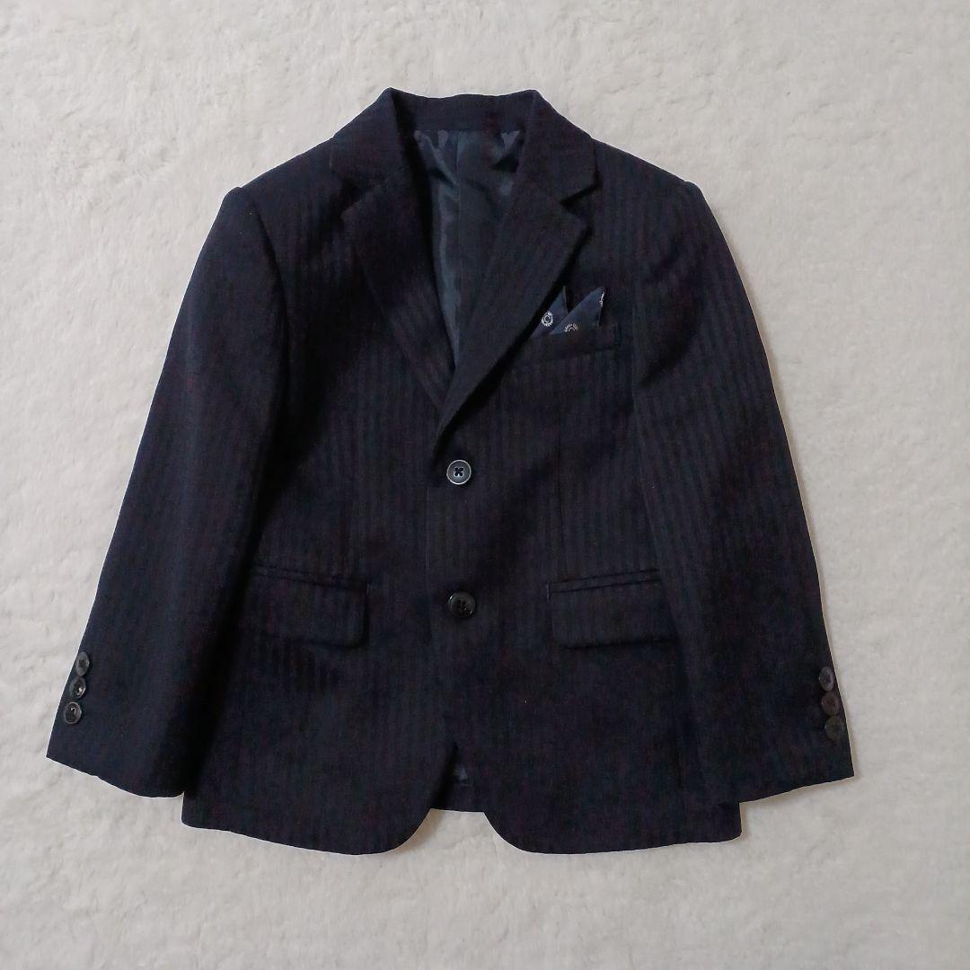 【美品✨2way 6点セット】ショパン 110cm キッズフォーマル　男の子　紺