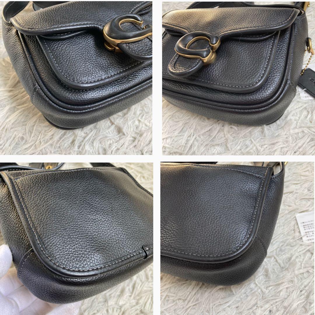 極美品 COACH コーチ タビー 19 メッセンジャー ブラック CJ846
