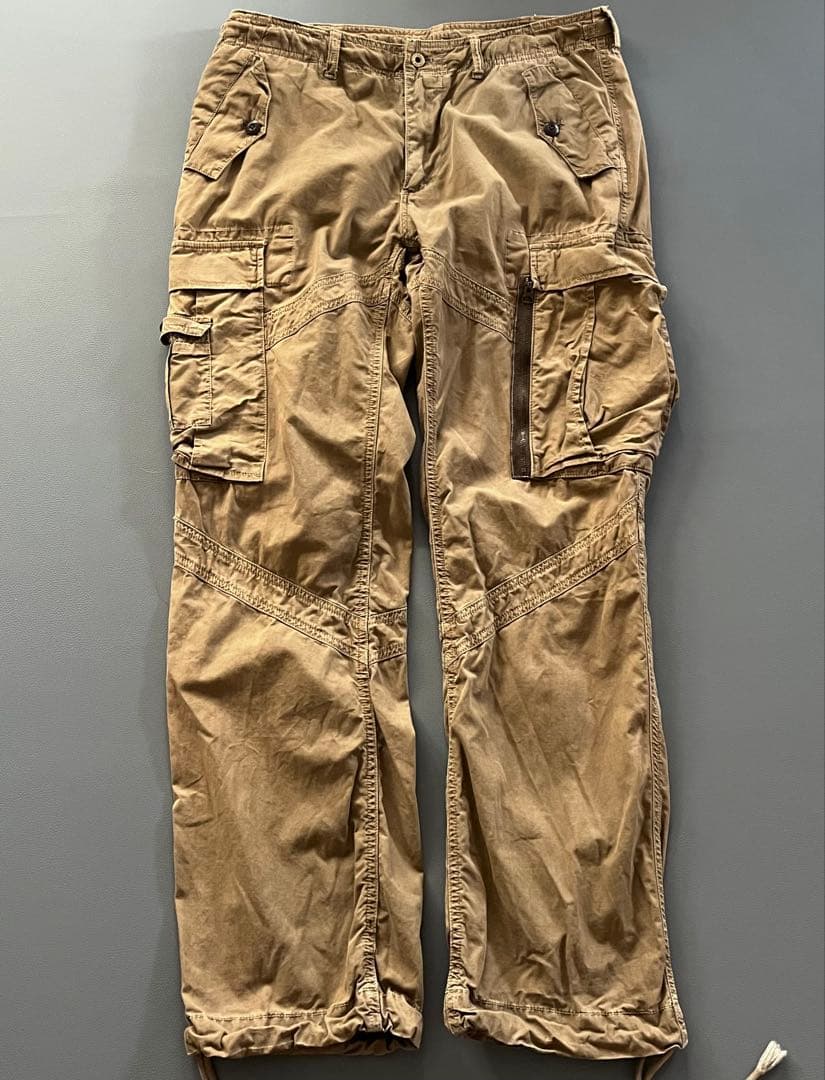 90s Polo Ralph Lauren パラシュート カーゴ パンツ ラルフ