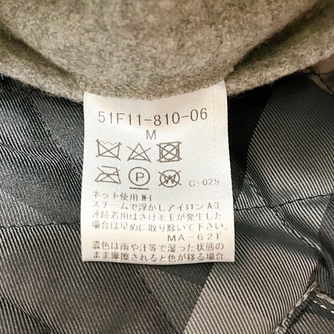 ✨美品✨ブラックレーベルクレストブリッジ　Ｐコート　ダブル　キルティング M