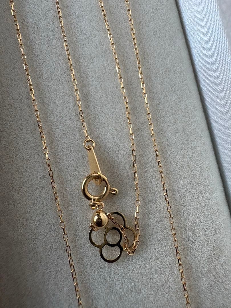 K18 ネックレスチェーン 60cm スライドアジャスター付き 約1.37g