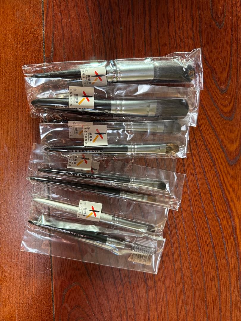 熊野筆　竹宝堂メイクブラシセット 8本入り