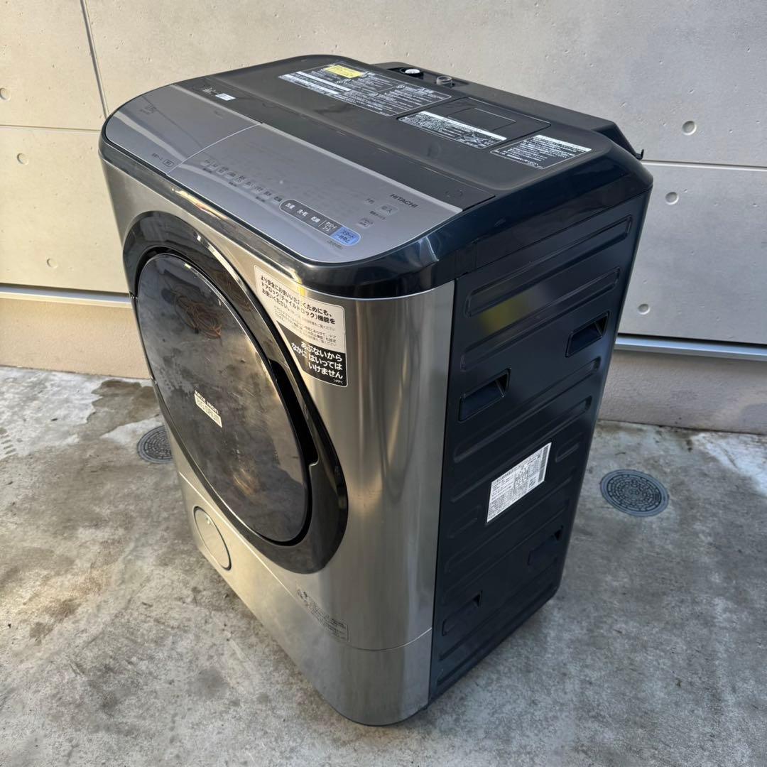 07⭐️2019年製美品★日立　ドラム式洗濯機　12KG 熱乾燥　大型　大容量