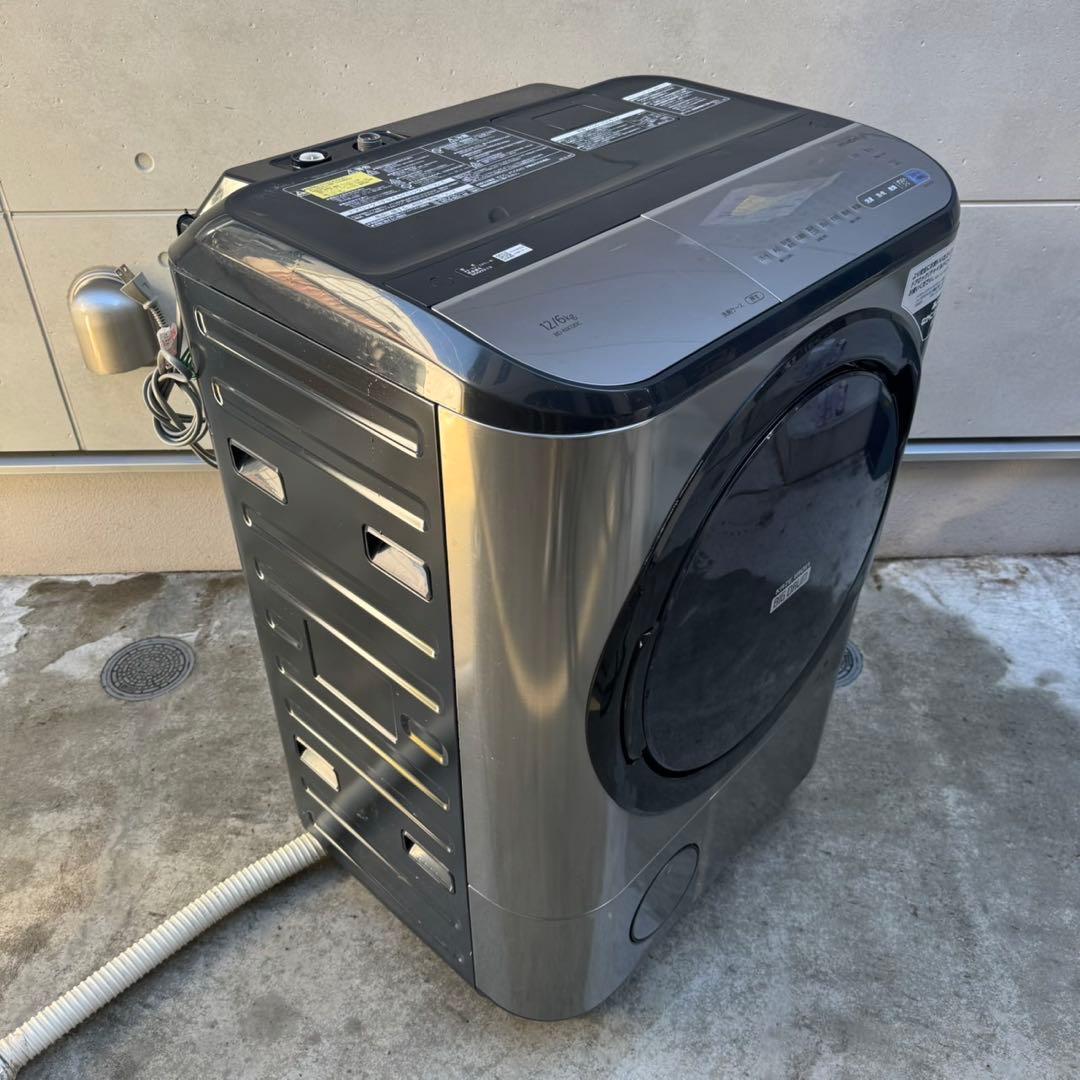 07⭐️2019年製美品★日立　ドラム式洗濯機　12KG 熱乾燥　大型　大容量