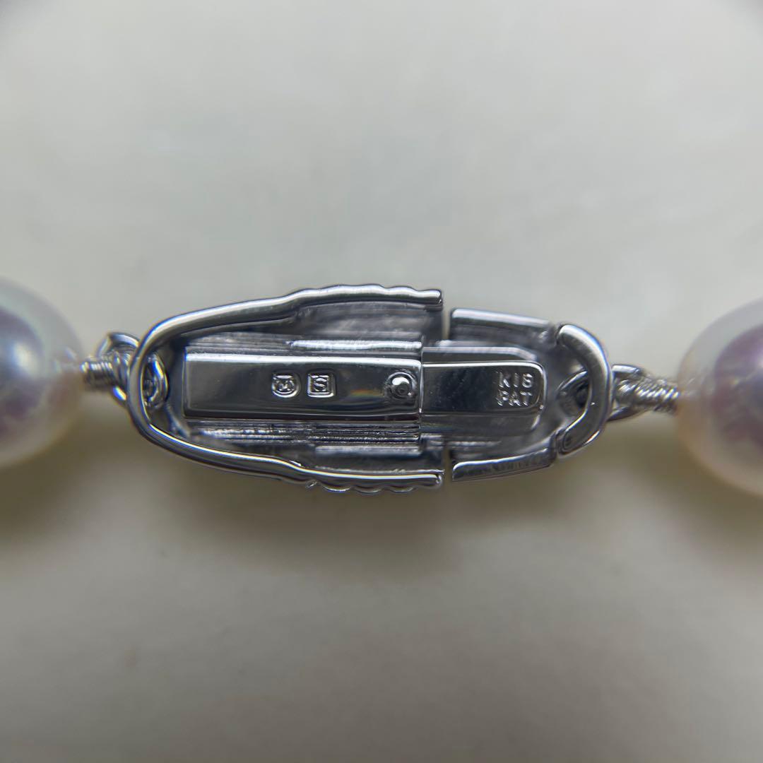 ミキモト アコヤ真珠 ネックレス 6.5-7.0mm SILVER 現行