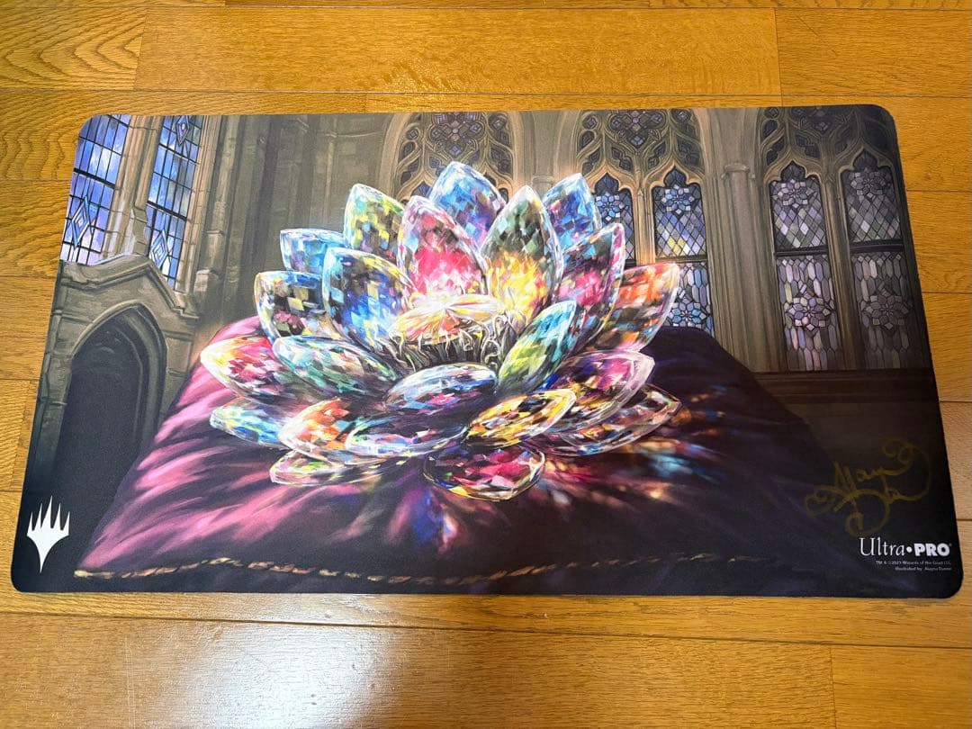 宝石の睡蓮 サイン入り プレイマット