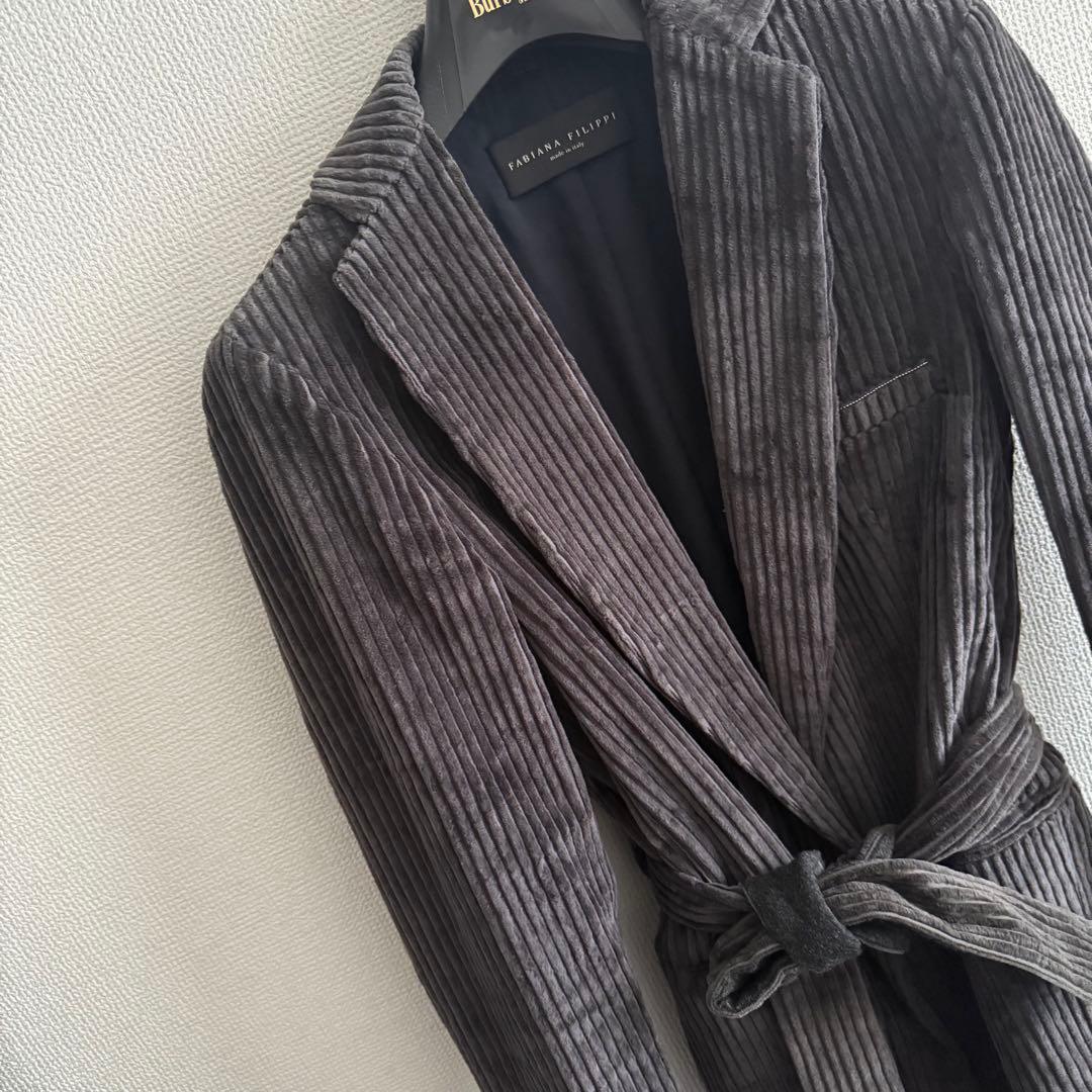 モニーレ装飾 美品 FABIANA FILIPPI コーデュロイジャケット 38