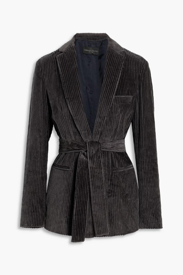 モニーレ装飾 美品 FABIANA FILIPPI コーデュロイジャケット 38