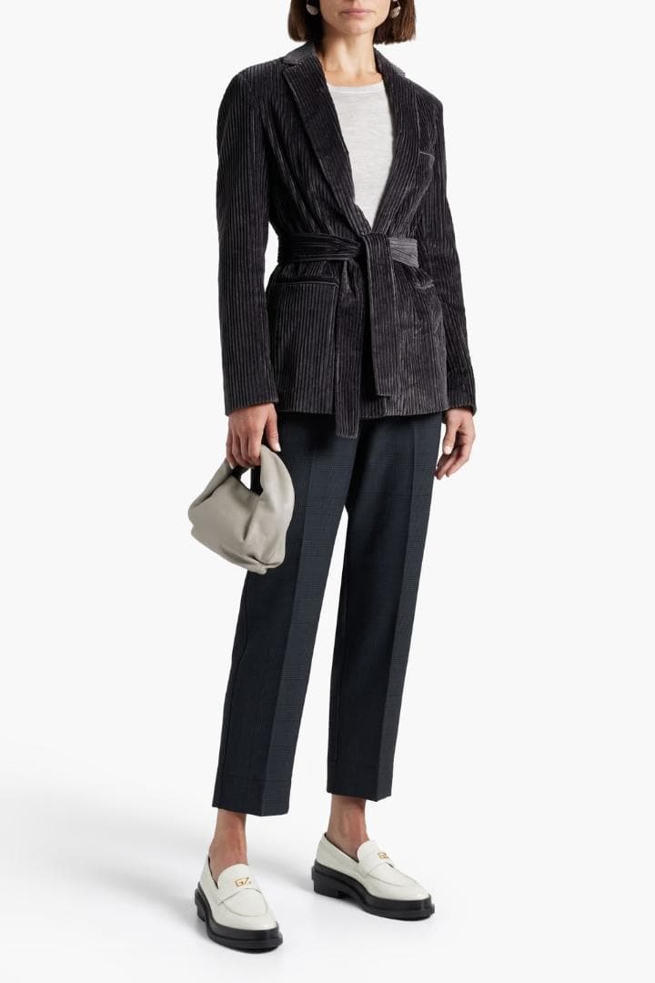 モニーレ装飾 美品 FABIANA FILIPPI コーデュロイジャケット 38