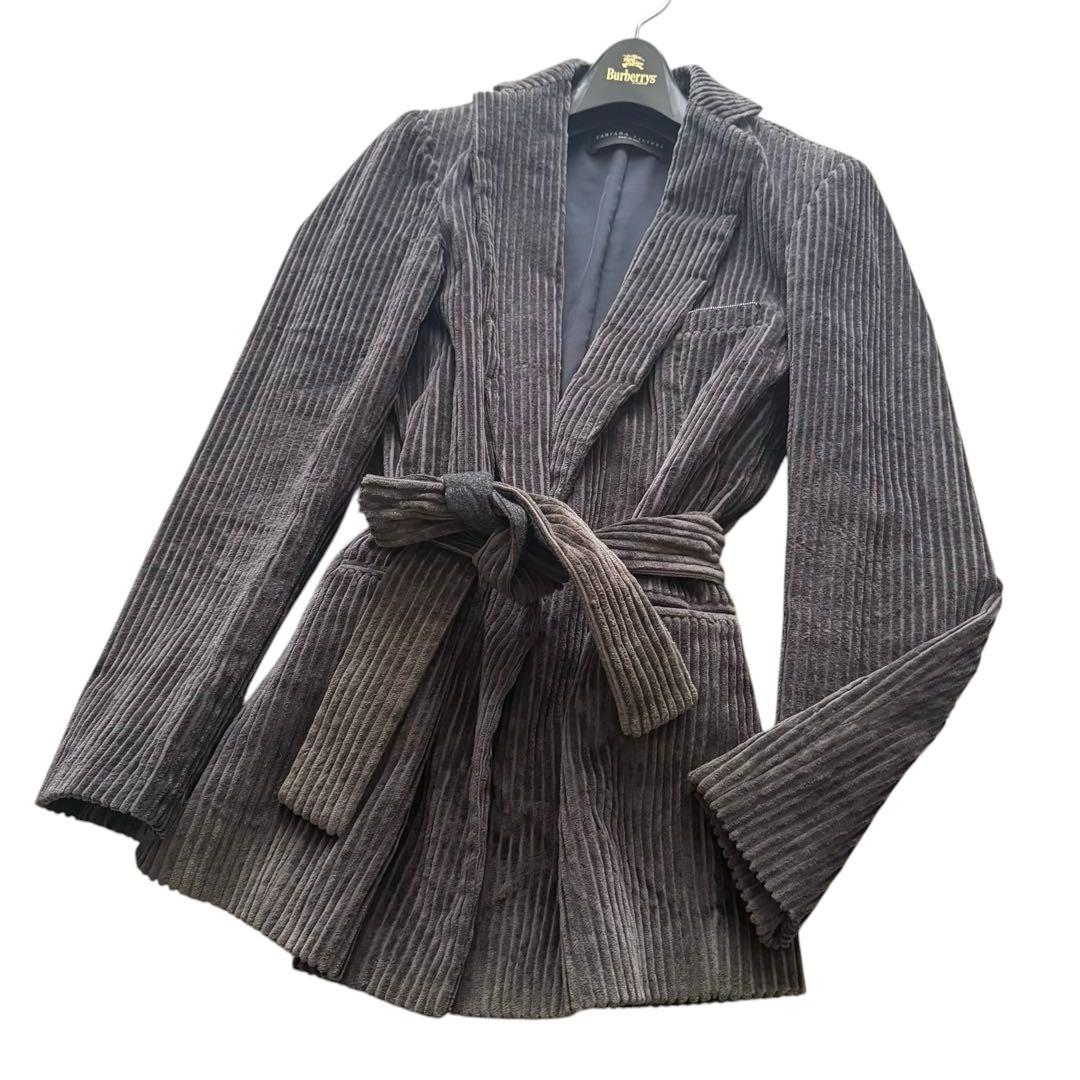 モニーレ装飾 美品 FABIANA FILIPPI コーデュロイジャケット 38