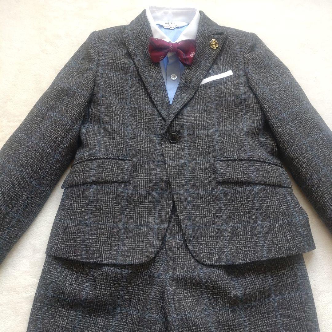 BEAMS DESIGN　フォーマルスーツ　男の子　4点セット　120　グレー
