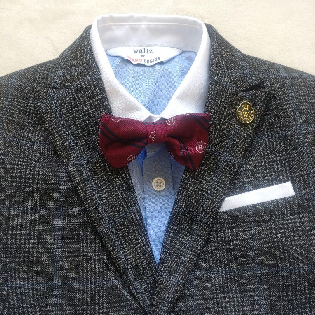 BEAMS DESIGN　フォーマルスーツ　男の子　4点セット　120　グレー