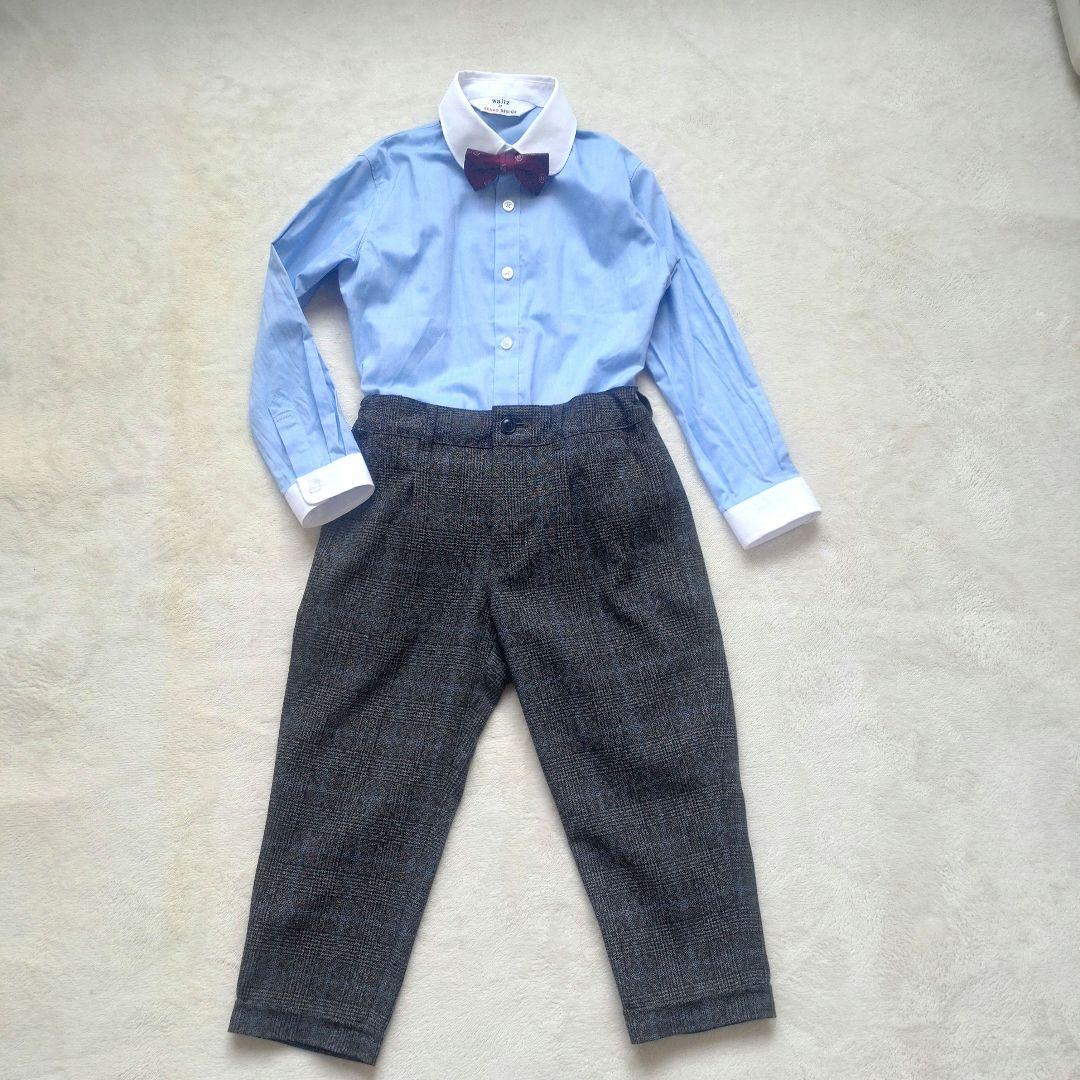 BEAMS DESIGN　フォーマルスーツ　男の子　4点セット　120　グレー