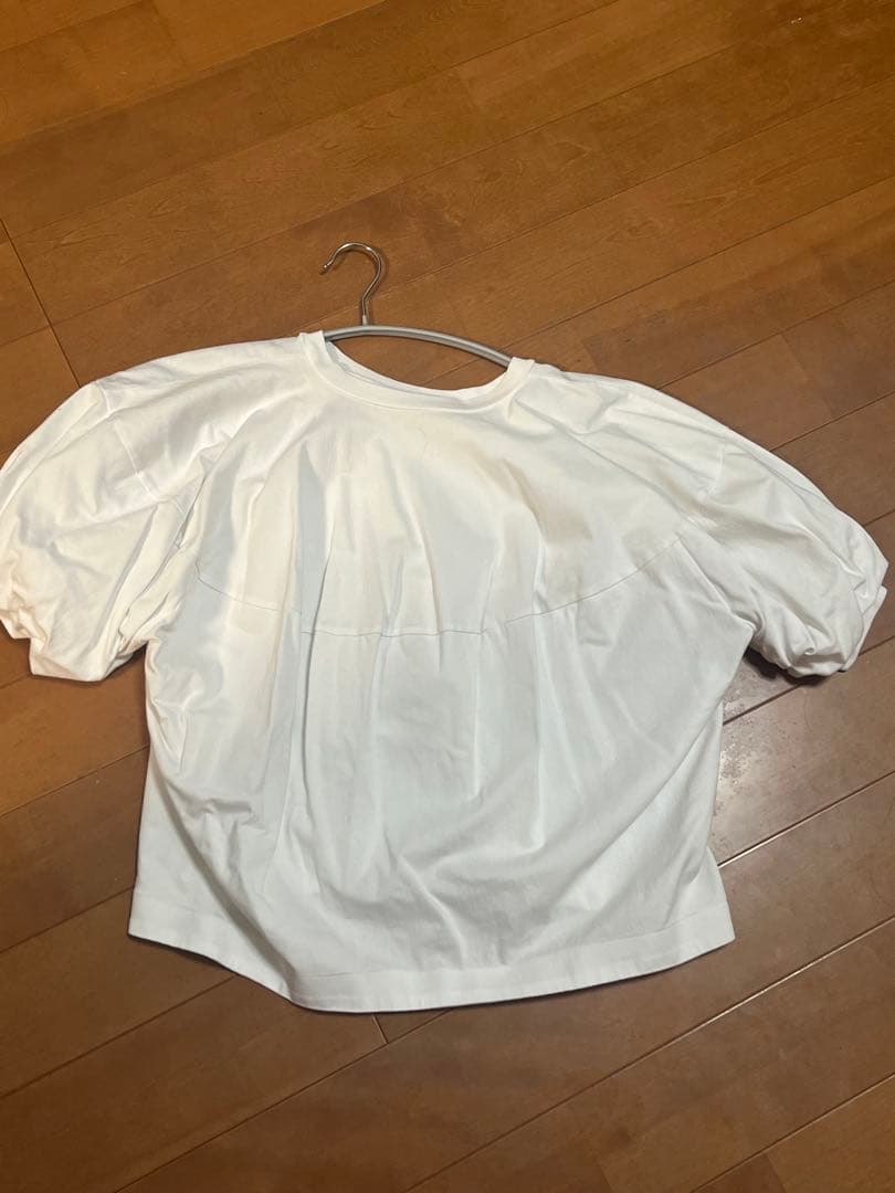 sacai サカイ パフスリーブTシャツ ホワイト 未使用に近い サイズ3