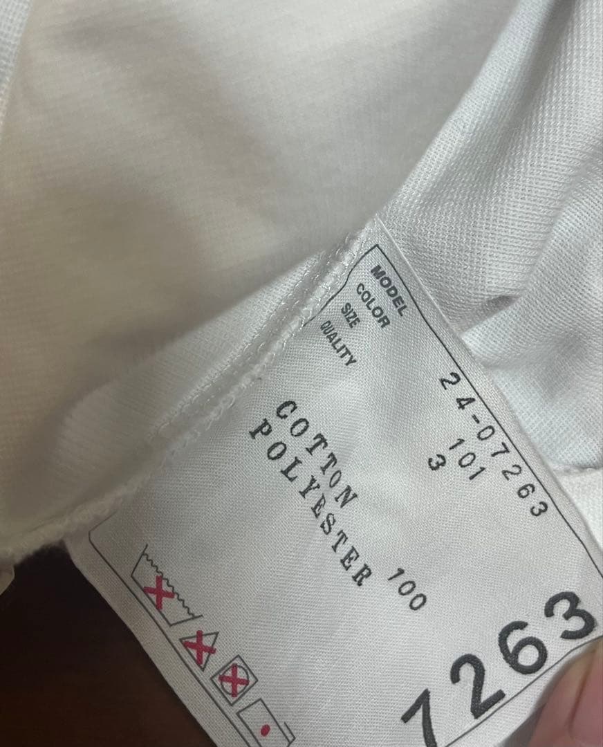 sacai サカイ パフスリーブTシャツ ホワイト 未使用に近い サイズ3