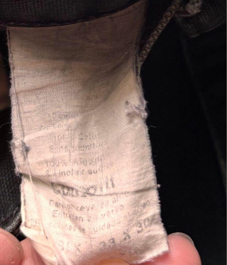 Carhartt ダブルニー 33x30 ブラック フェード