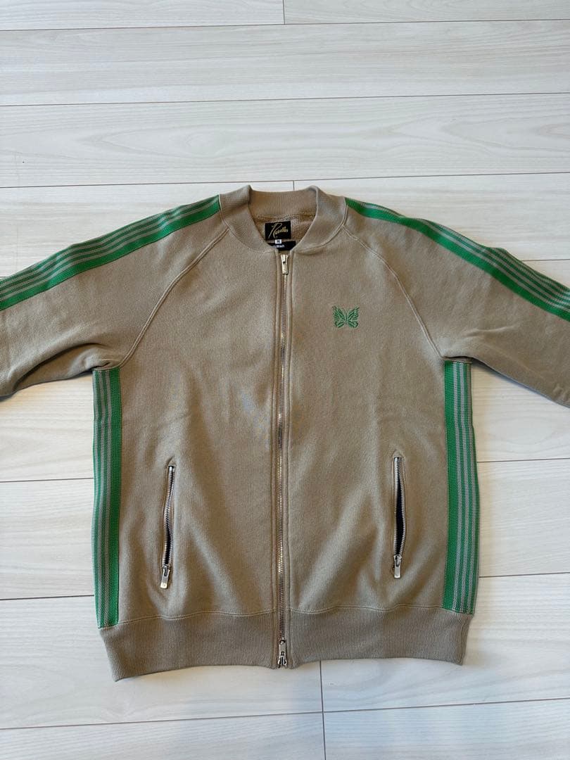Needles × NUBIAN トラックジャケット ベージュ