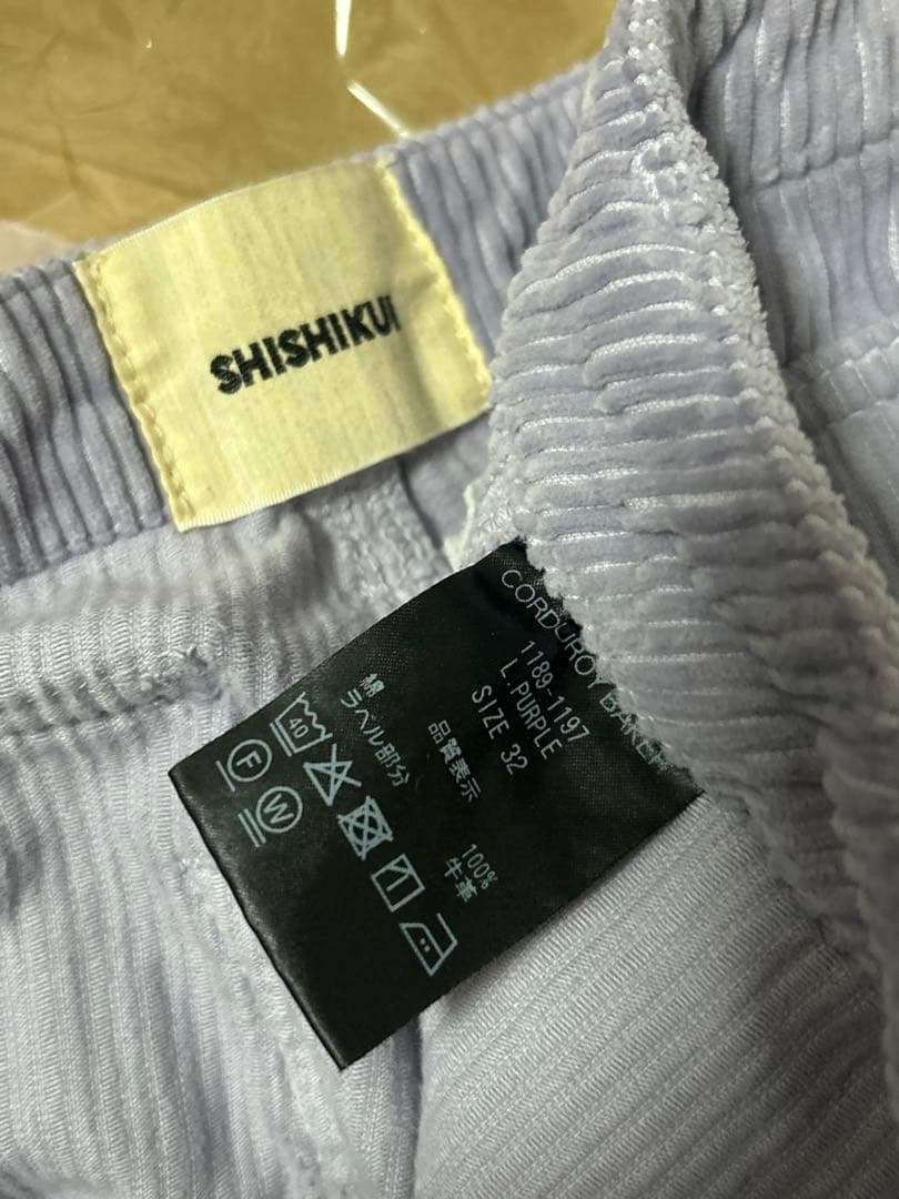 パンツ SHISHIKUI CORDUROY BAKER /L.PURPLE