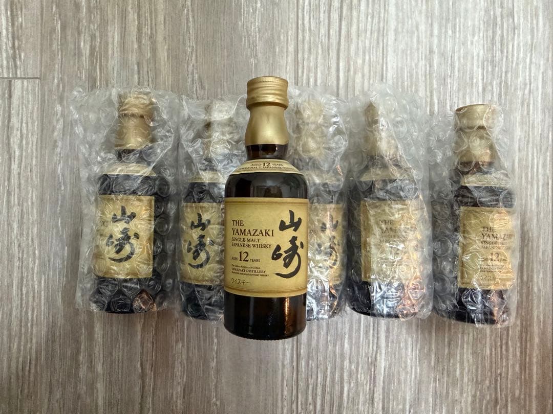 山崎 12年　50mL ウイスキー 6本セット