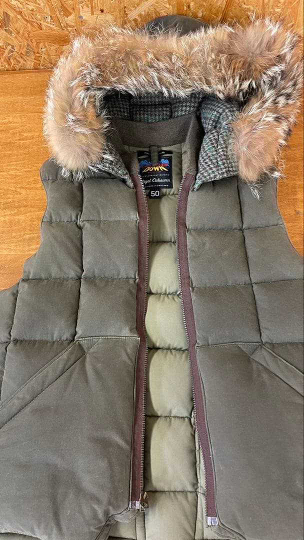 希少 ナイジェルケーボン×エディバウアー L 50 ダウンベスト 日の出タグ