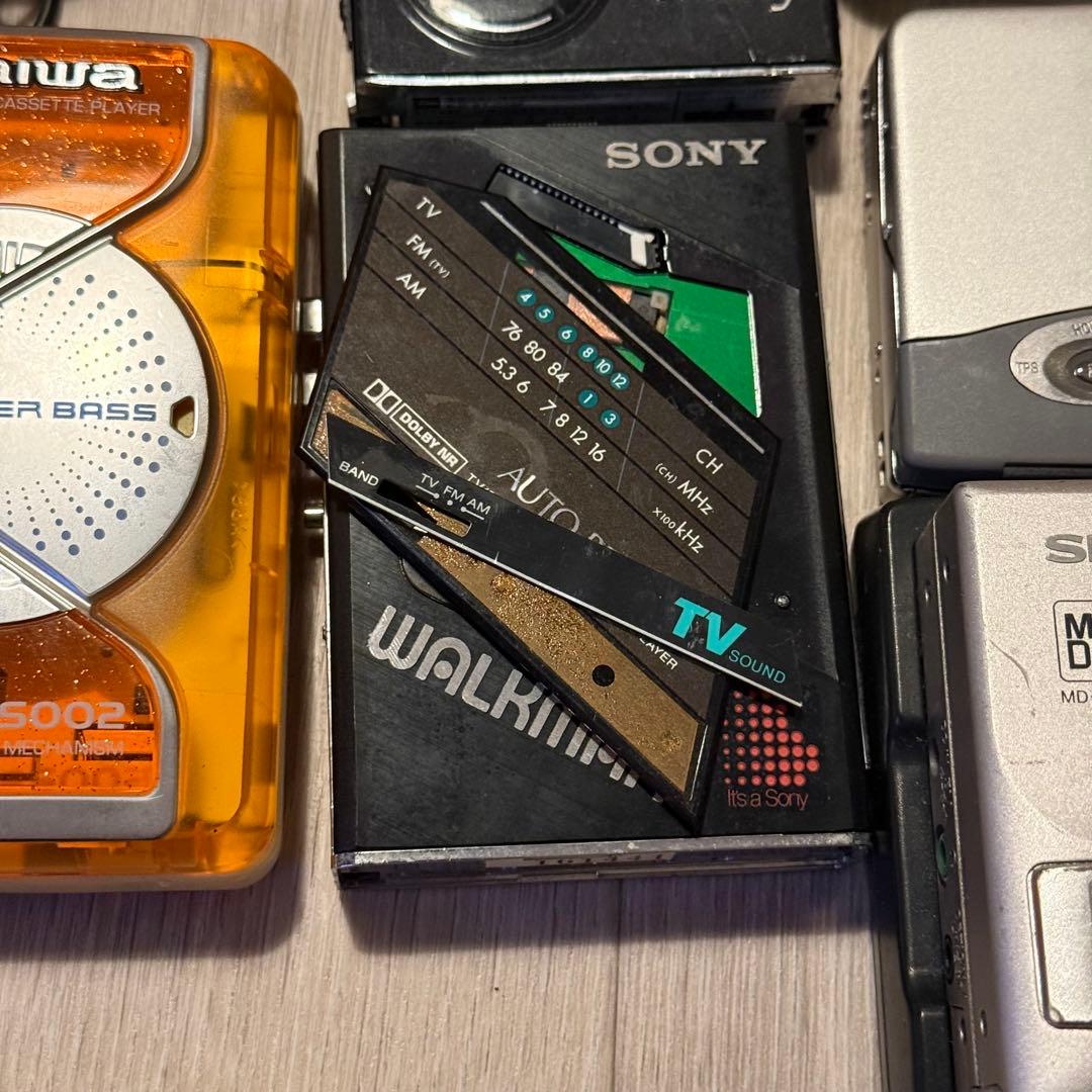 カセットプレイヤー、MDプレイヤー　まとめ売り