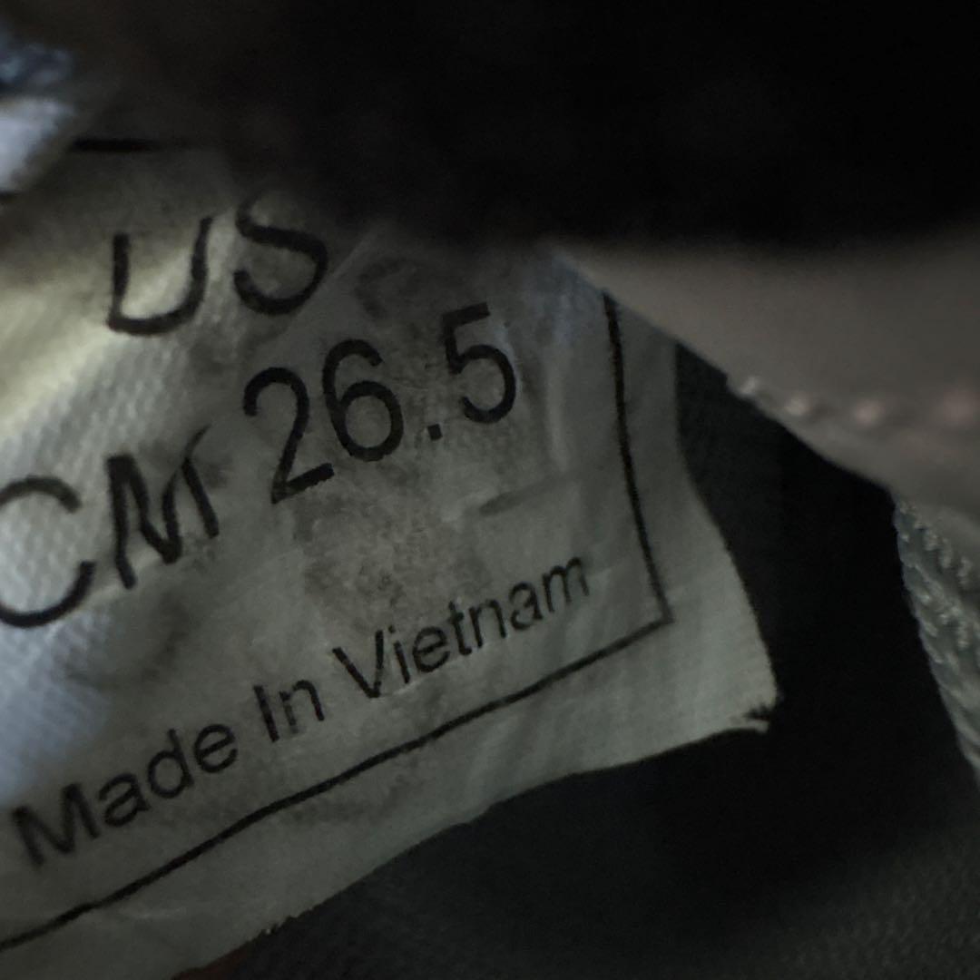 ASICS ハイカット ホワイト/ブラック　レスリングシューズ