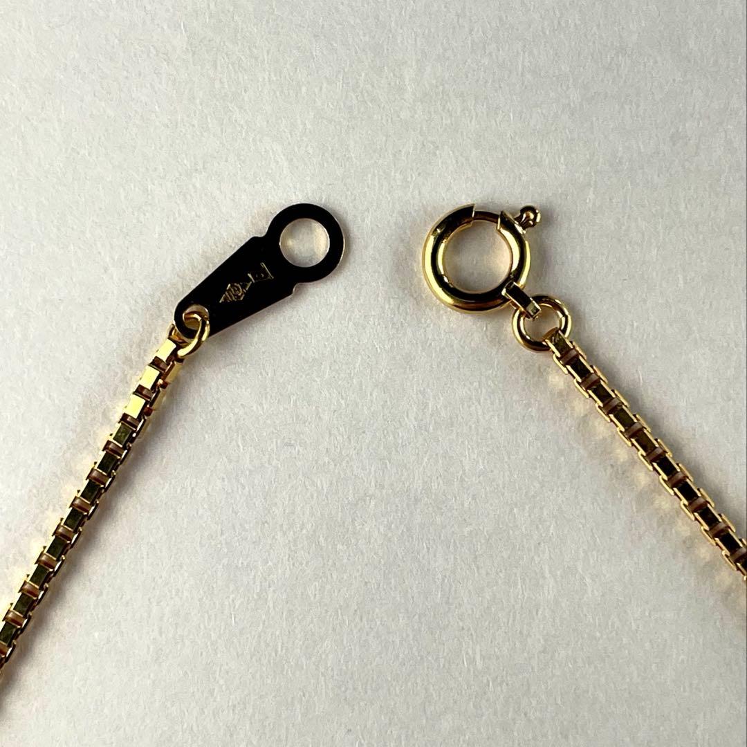 K18ネックレス　18金チェーン　k18ベネチアンネックレス