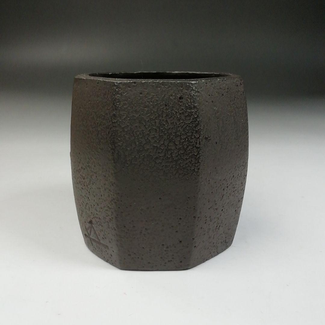 Ｗ１０３　蓋置　『八角蓋置』『十四代　宮崎寒雉 作』『鵬雲斎 書付』共箱　茶道具