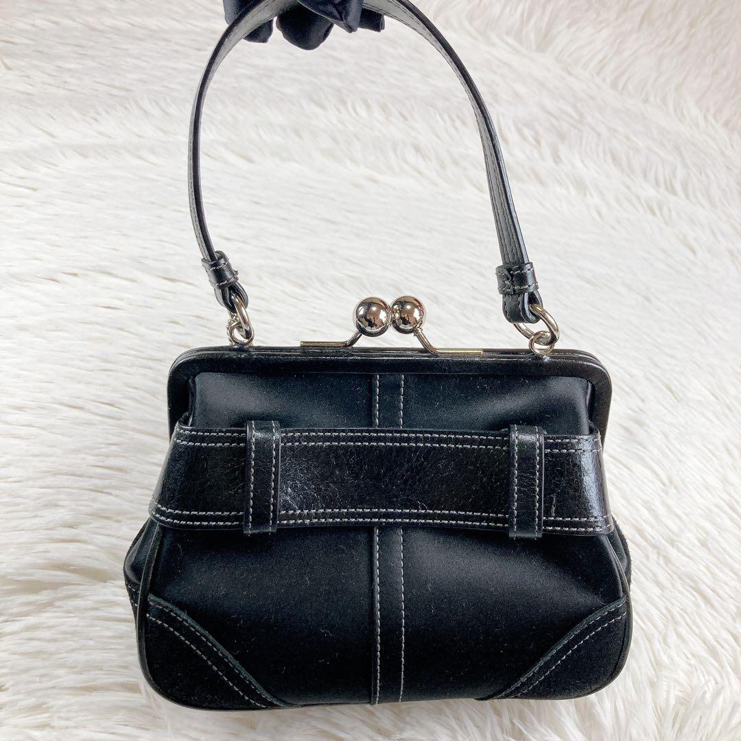 ✨美品✨COACH コーチ　ハンドバッグ　ミニバッグ　がま口　ビジュー　ソーホー