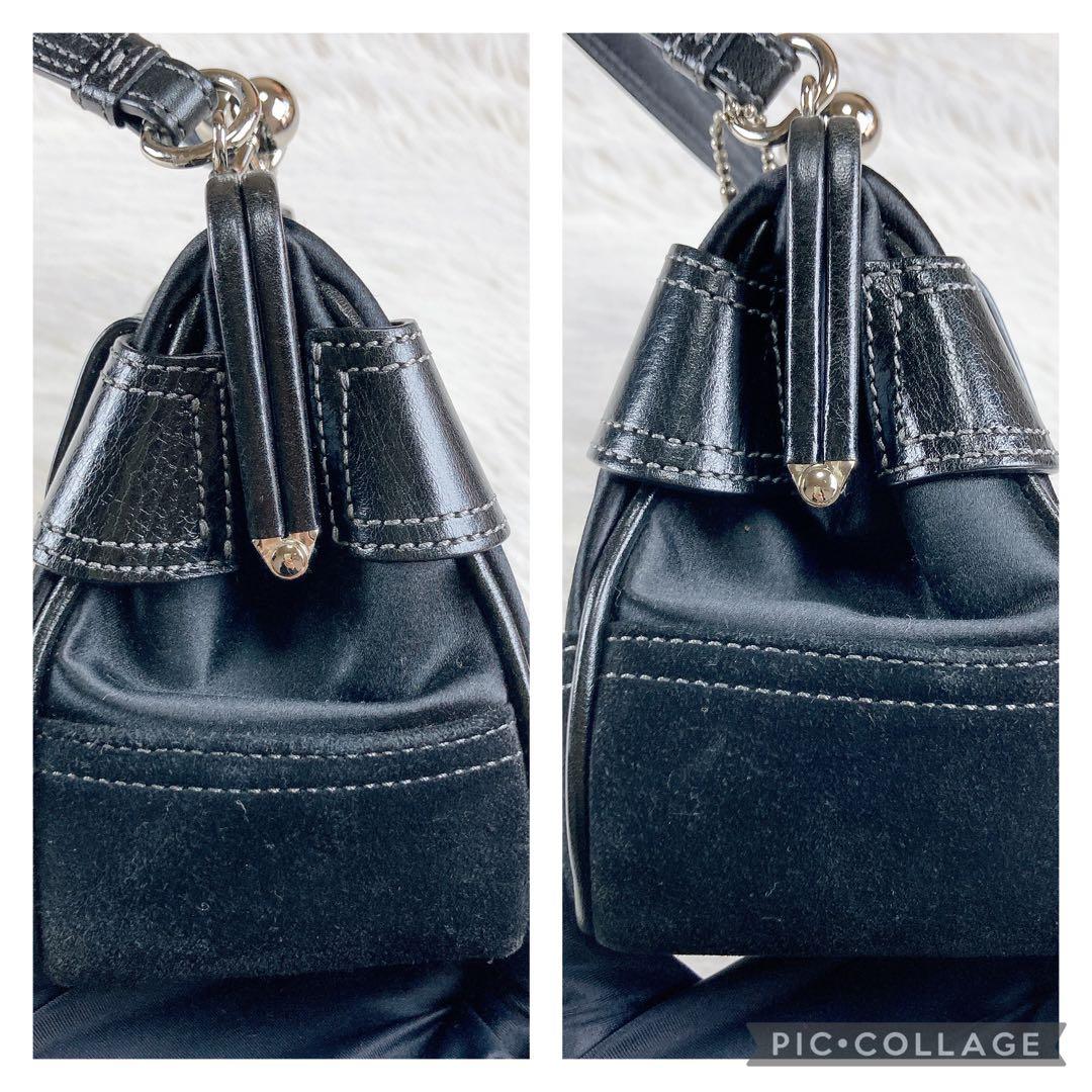 ✨美品✨COACH コーチ　ハンドバッグ　ミニバッグ　がま口　ビジュー　ソーホー