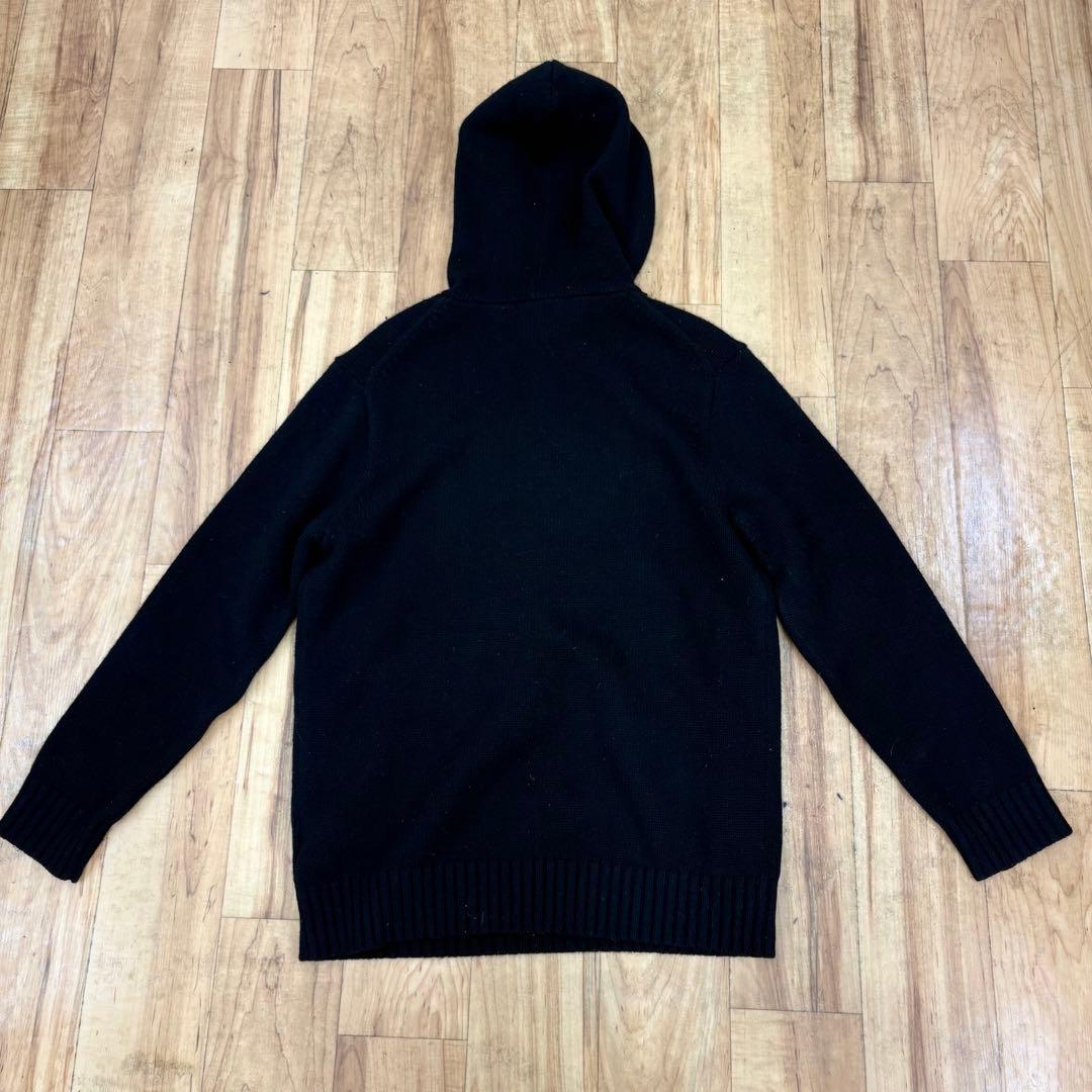k*a様 ラルフローレン ポロベア ニットパーカー M ブラック