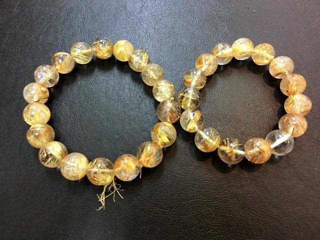 タイチンルチル　ブレスレット 12mm 2個セット