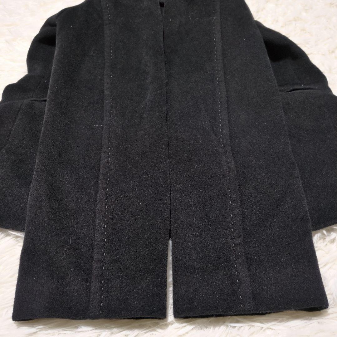 ポールスミス　ピーコート　アンゴラ　大きいサイズ　XL　黒