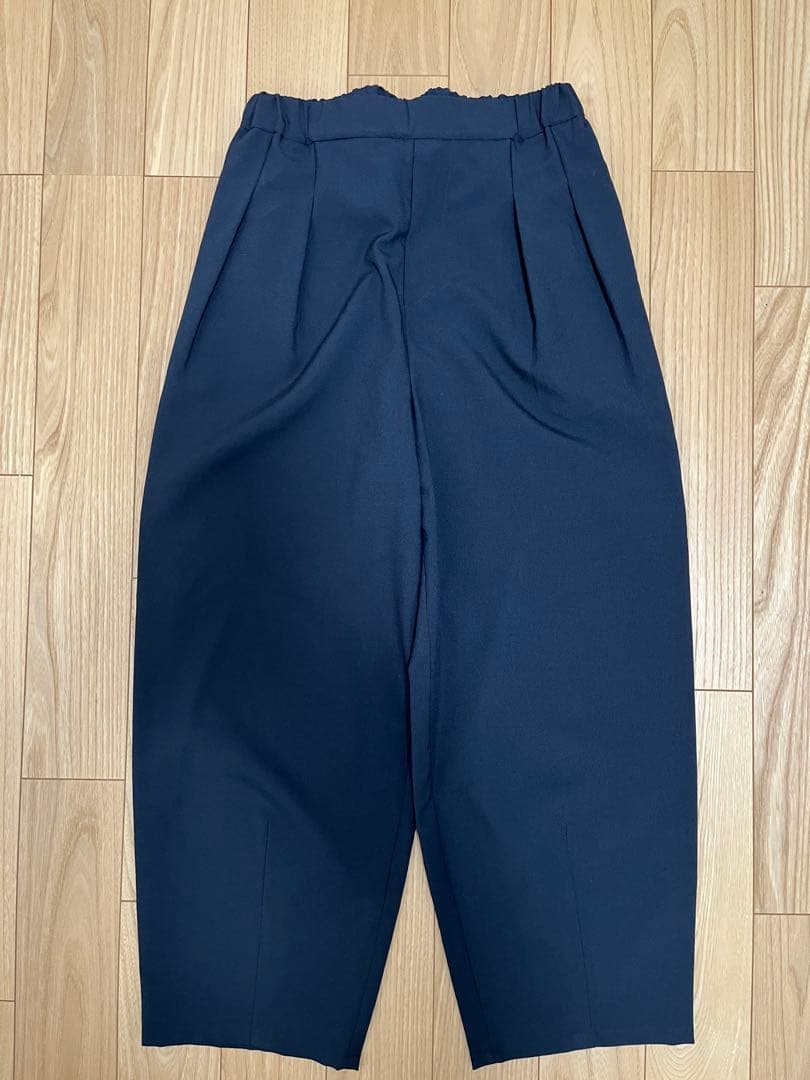 アワーホーム our さらりと快適コクーンパンツ（吸水速乾）ネイビー