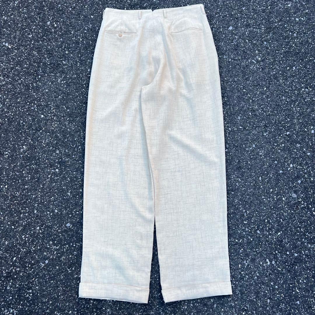 50s 60s smarts rayon slacks 絣