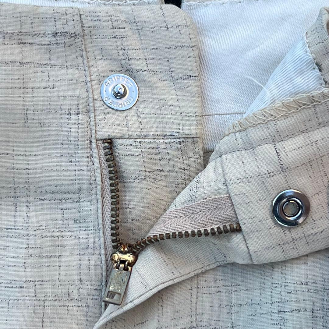 50s 60s smarts rayon slacks 絣